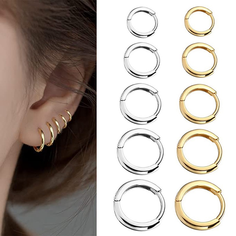 1Pair 316L Stainless Steel Sma - مراجعة Conch Earring Hoop وسعره