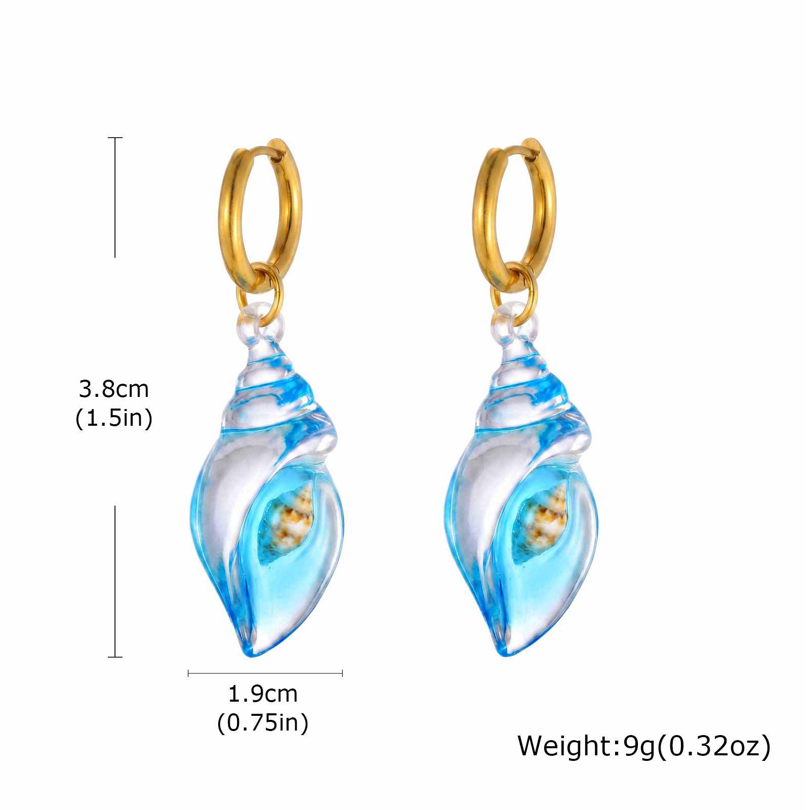 Conch Hoop Earrings for Women  - مراجعة Conch Earring Hoop وسعره