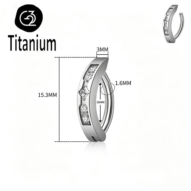 Implant Grade ASTM F136 Titani - مراجعة Body Jewelry Implant Grade وسعره
