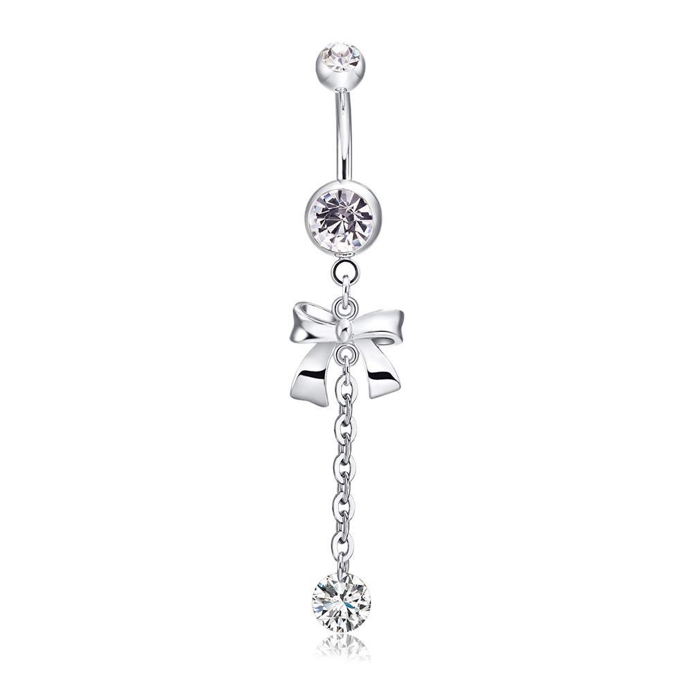 925 Silver Sterling Belly Butt - مراجعة Body Jewelry Internally Threaded وسعره
