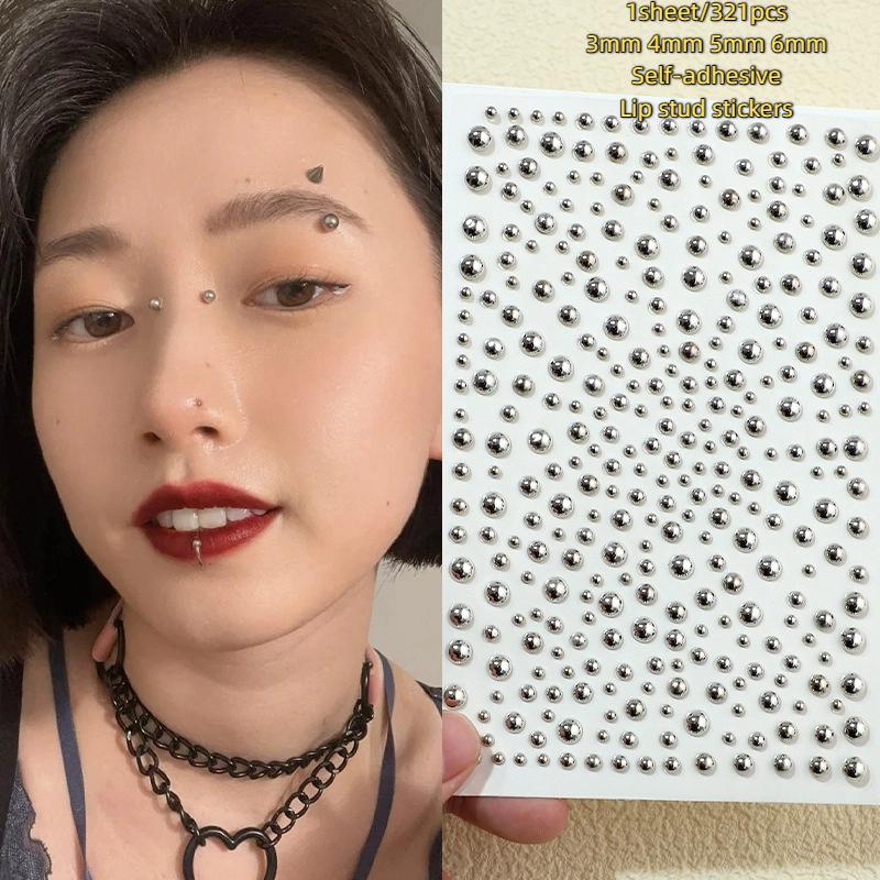 321pcs Non Piercing Lip Studs  - مراجعة Body Jewelry And Piercing وسعره