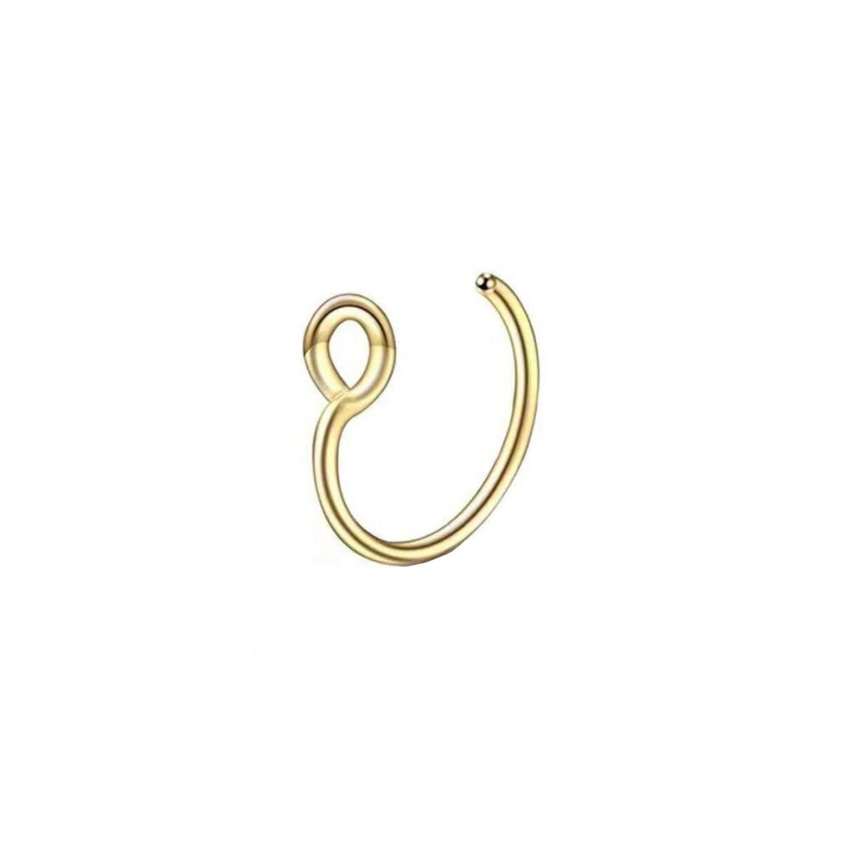1Pcs Women Fake Piering Nose R - مراجعة Yg Body Jewelry وسعره
