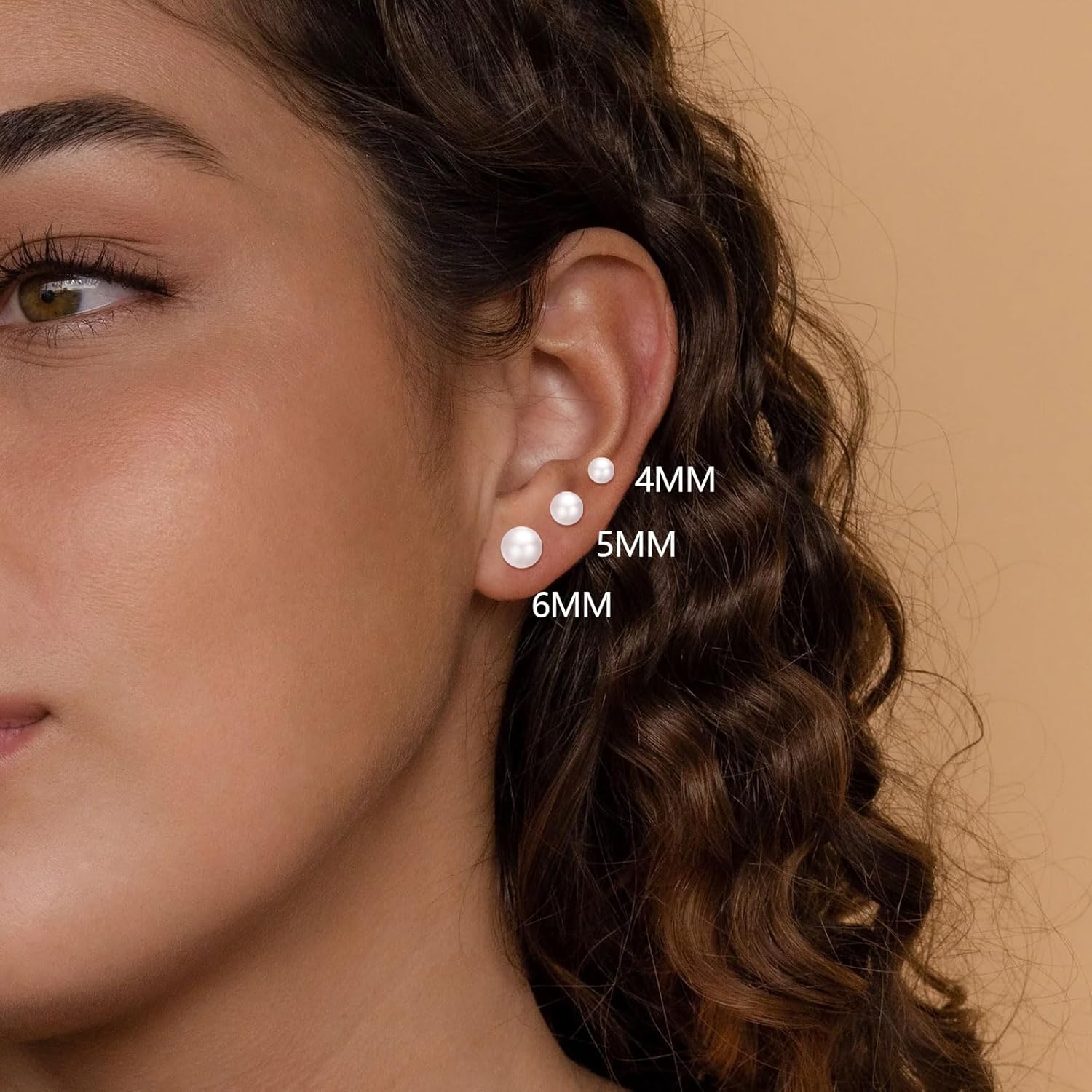 3 Pairs Tiny Pearl Stud Earrin - مراجعة Body Jewelry Flat Back وسعره