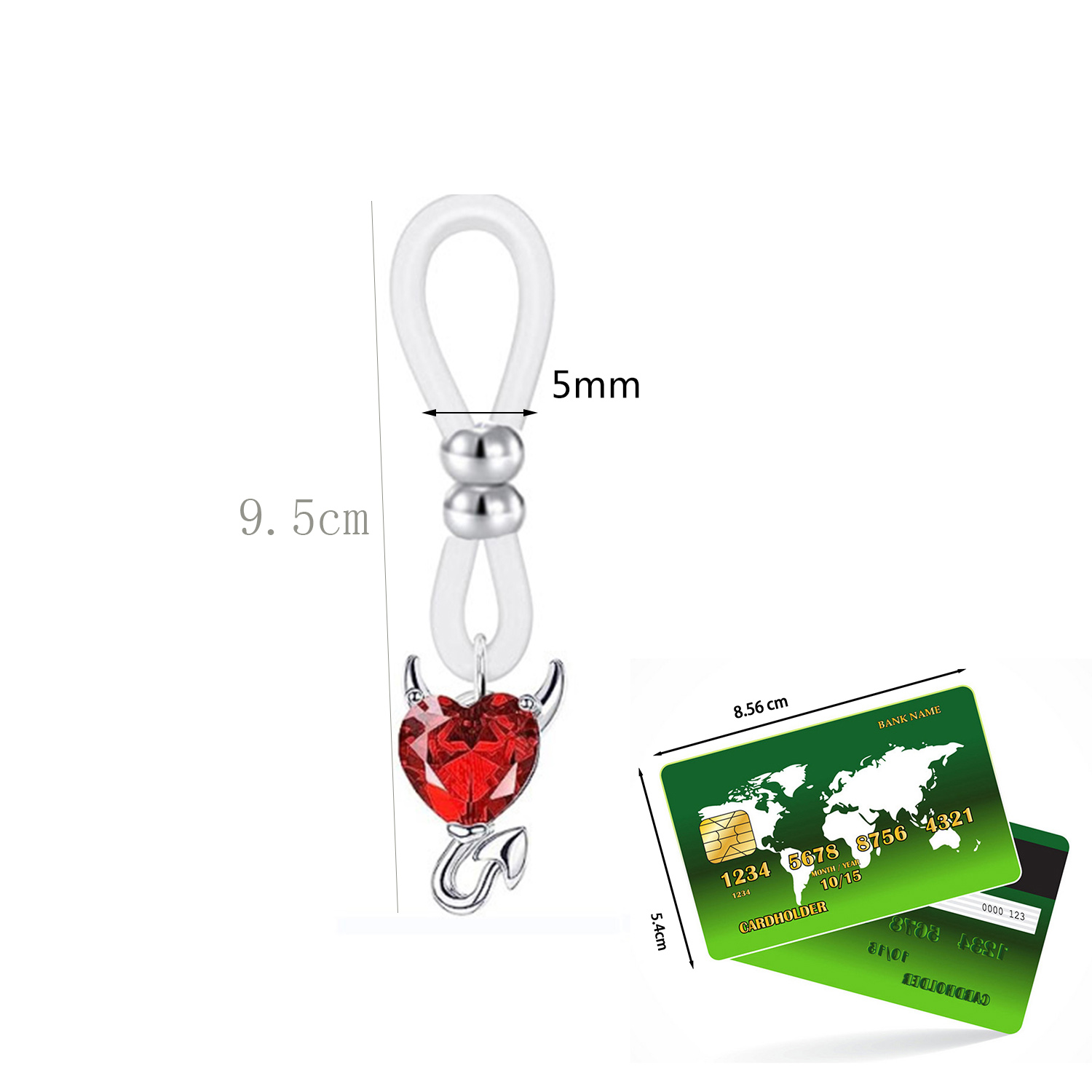 Alloy Silicone Butterfly Heart - مراجعة Body Jewelry And Piercing وسعره