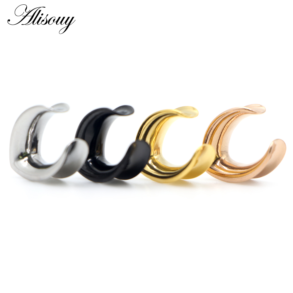 Alisouy 2pcs 6mm-30mm Water Dr - مراجعة Body Jewelry Ear Plugs وسعره
