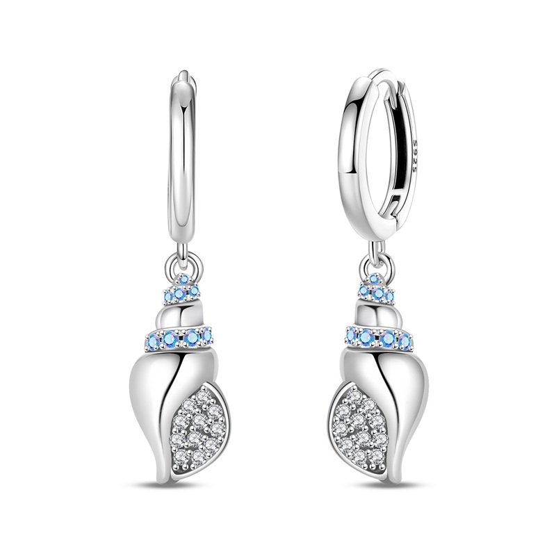 Women Earrings 925 Sterling Si - مراجعة Conch Earring Hoop وسعره