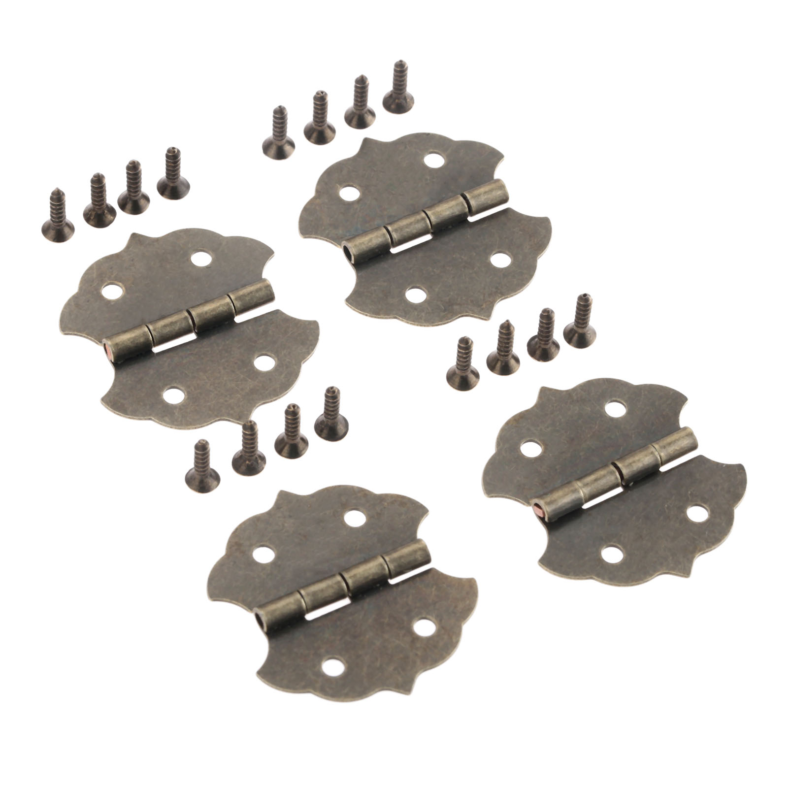 4pcs Flat Hinges +16 screws La - مراجعة Body Jewelry Display Case وسعره