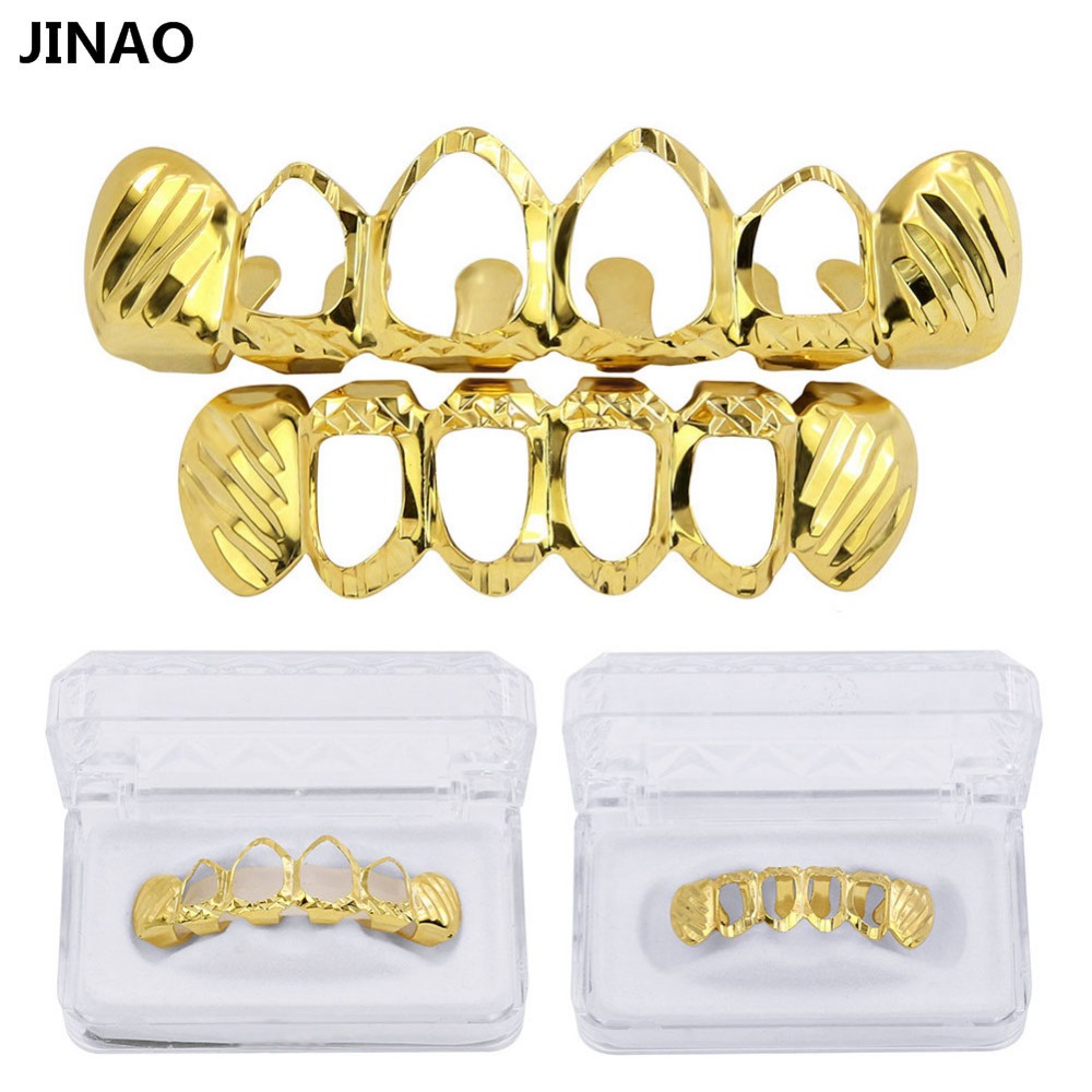JINAO New Fit D-Cut Grillz Set - مراجعة Body Jewelry Lot وسعره