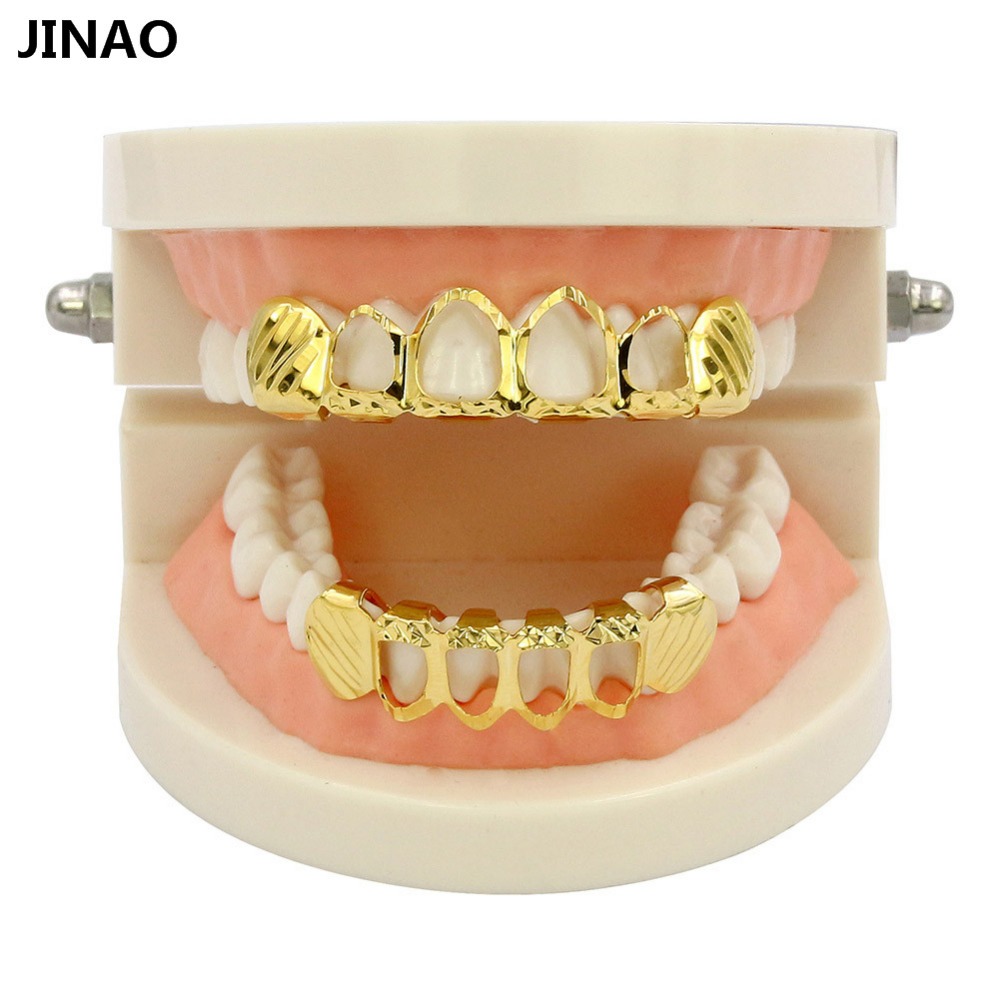JINAO New Fit D-Cut Grillz Set - مراجعة Body Jewelry Lot وسعره