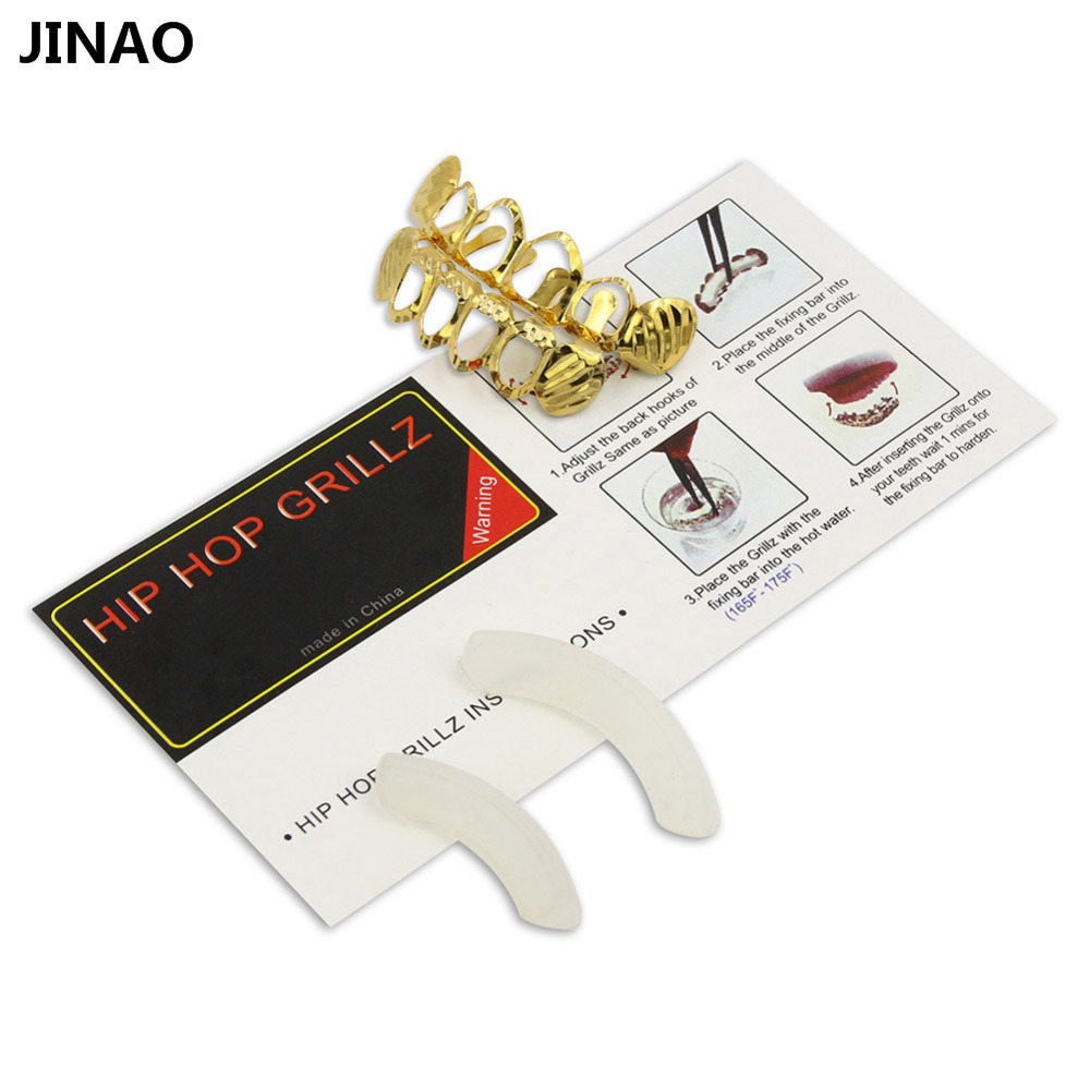 JINAO New Fit D-Cut Grillz Set - مراجعة Body Jewelry Lot وسعره