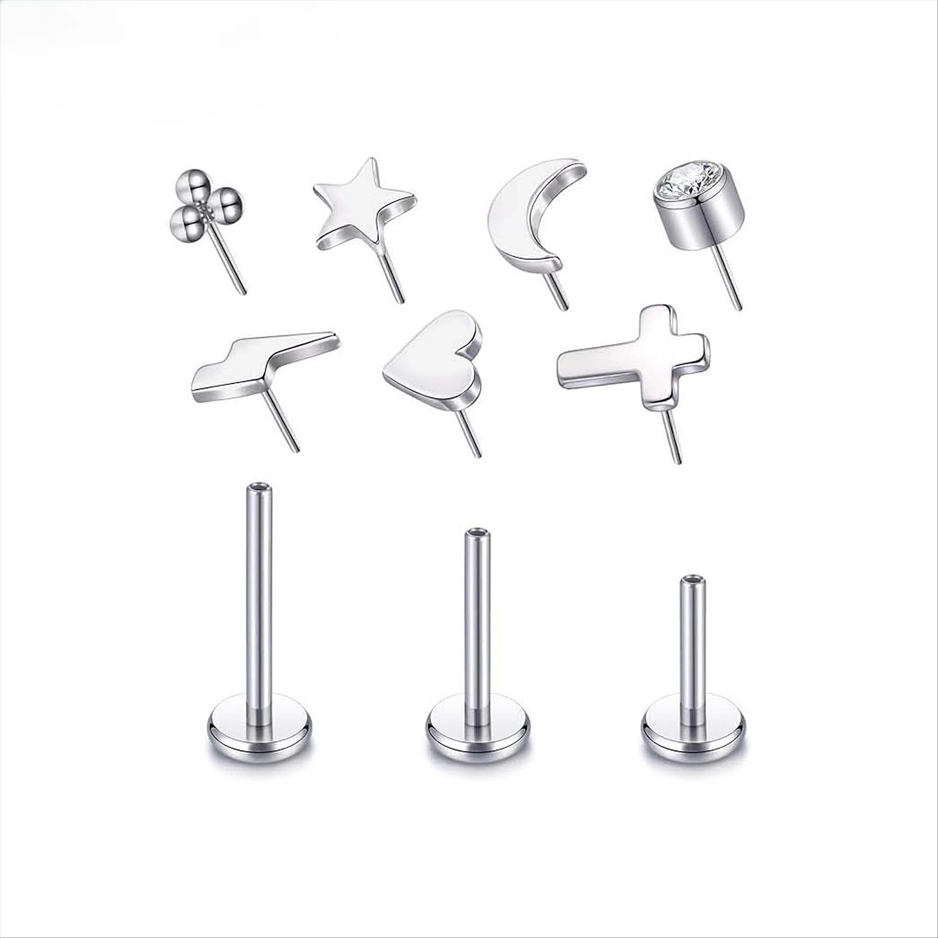 Wholesale Threadless Base ASTM - مراجعة Body Jewelry Threadless وسعره