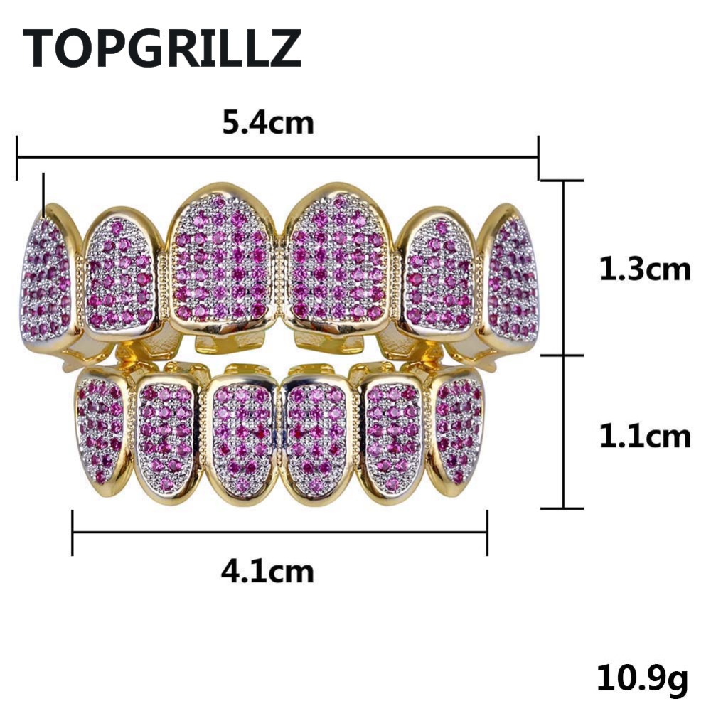 New Fit Hip Hop Gold Teeth Gri - مراجعة Body Jewelry Lot وسعره
