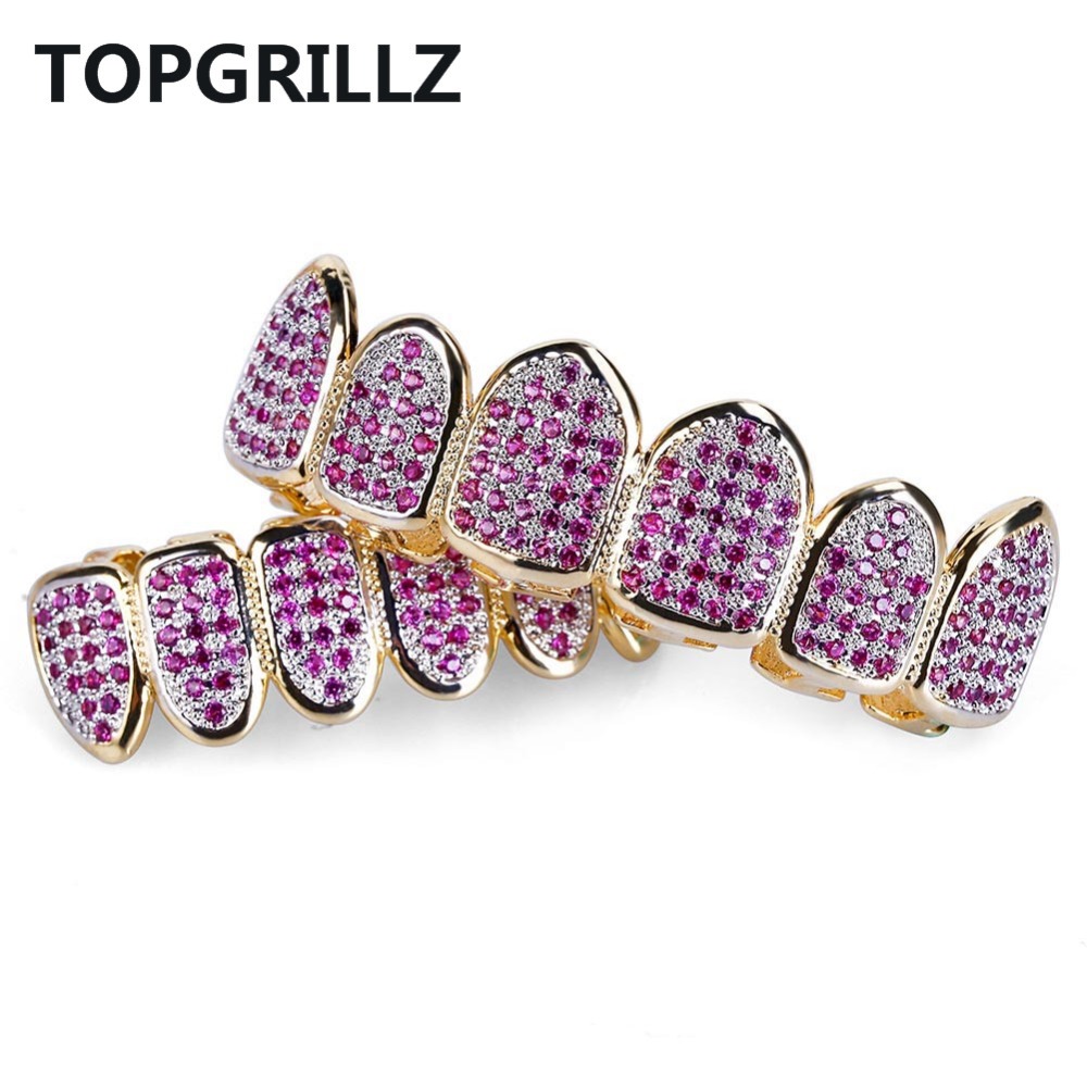 New Fit Hip Hop Gold Teeth Gri - مراجعة Body Jewelry Lot وسعره