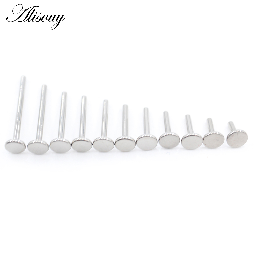 Alisouy 1PC G23 Titanium Inter - مراجعة Body Jewelry Internally Threaded وسعره