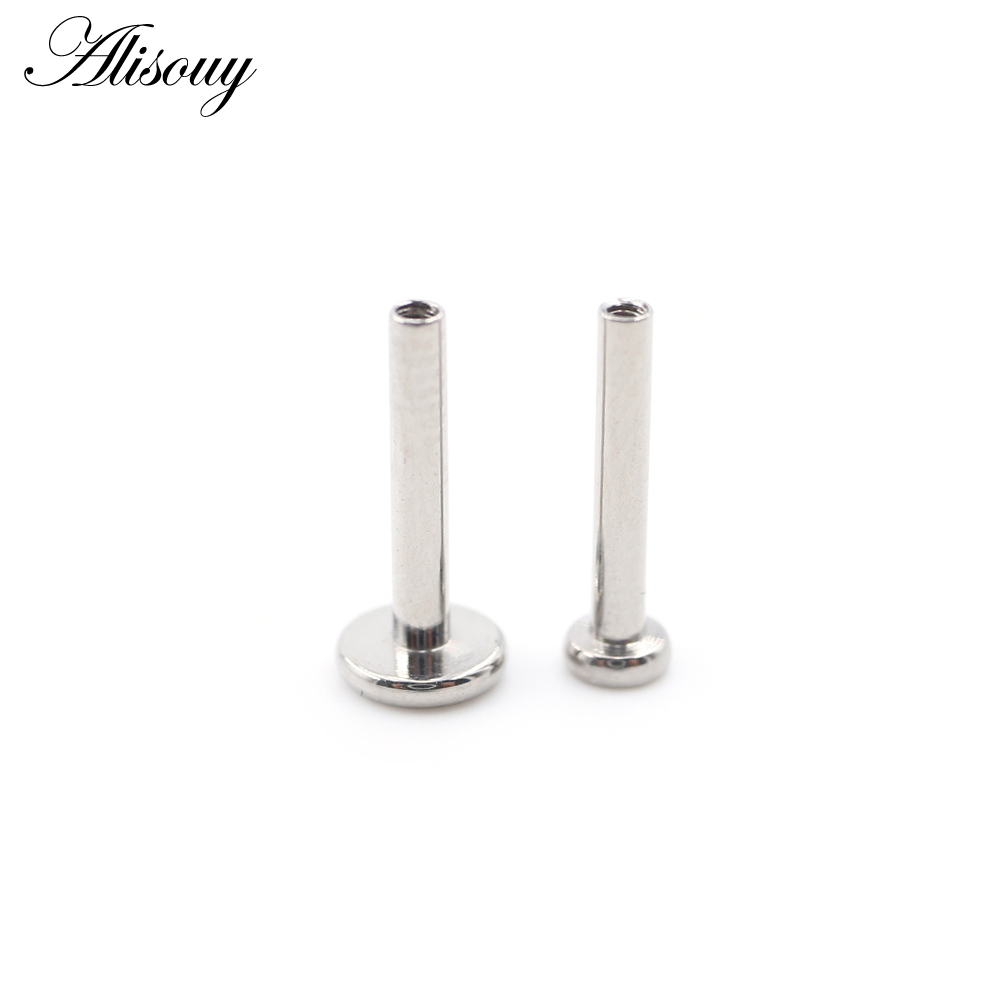 Alisouy 1PC G23 Titanium Inter - مراجعة Body Jewelry Internally Threaded وسعره