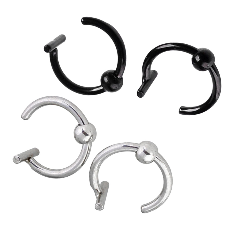 4Pcs Stainless Steel Nose Ring - مراجعة Body Jewelry Hypoallergenic وسعره