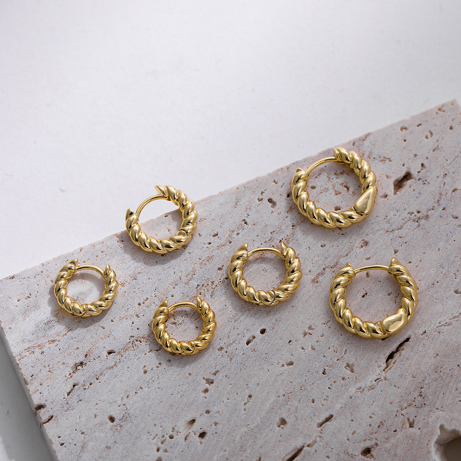 12/14/16mm Trendy Twisted Smal - مراجعة Conch Earring Hoop وسعره