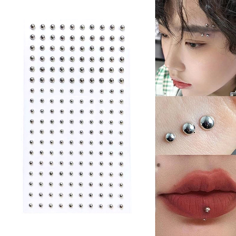 Diamond Sticker Fake Nose Stud - مراجعة Body Jewelry And Piercing وسعره
