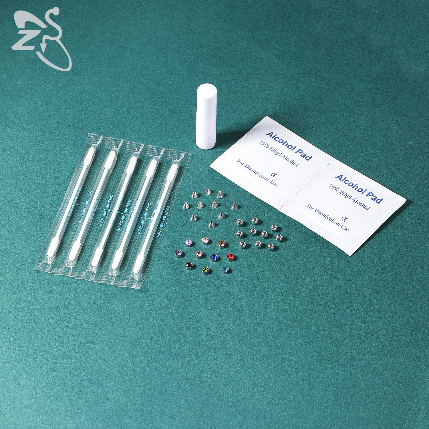 ZS 1 Set Fake Eyebrow Ring Men - مراجعة Body Jewelry Lot وسعره