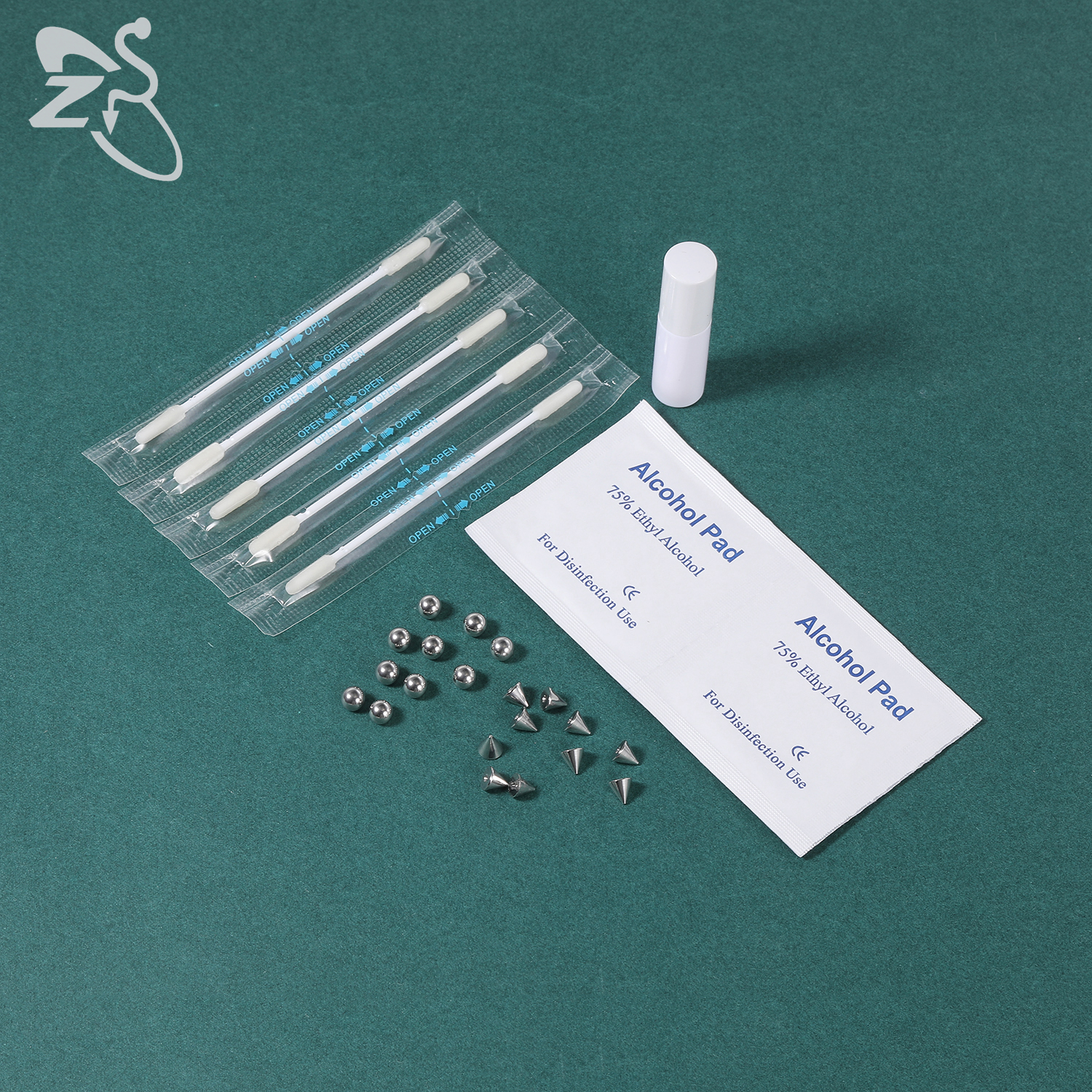 ZS 1 Set Fake Eyebrow Ring Men - مراجعة Body Jewelry Lot وسعره