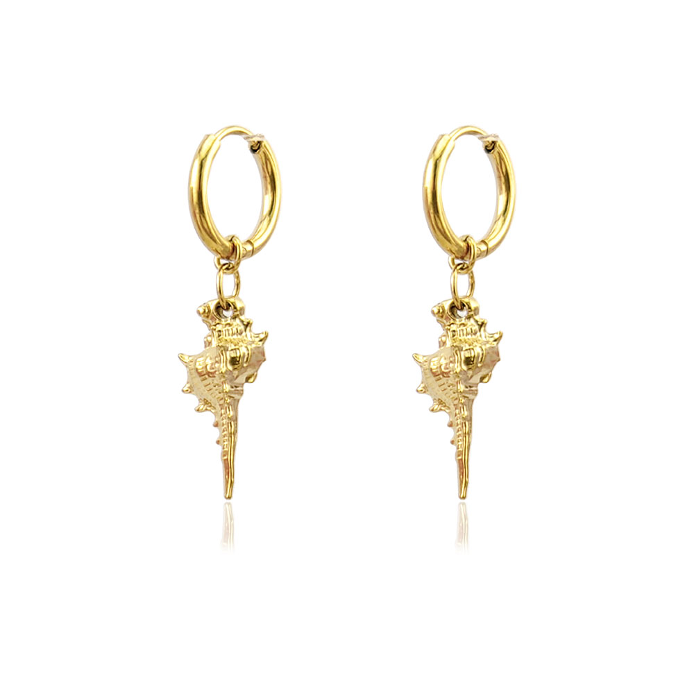 HUIDANG Earrings Trend 2025 Fi - مراجعة Conch Earring Hoop وسعره