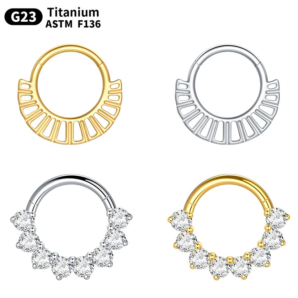1PC 16G Septum Nose Hoop Ring  - مراجعة Conch Earring Hoop وسعره