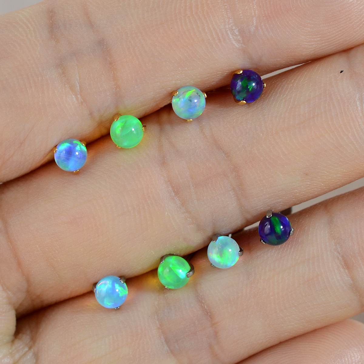 1PC Ttianium Steel Piercing La - مراجعة Tragus Flat Back وسعره