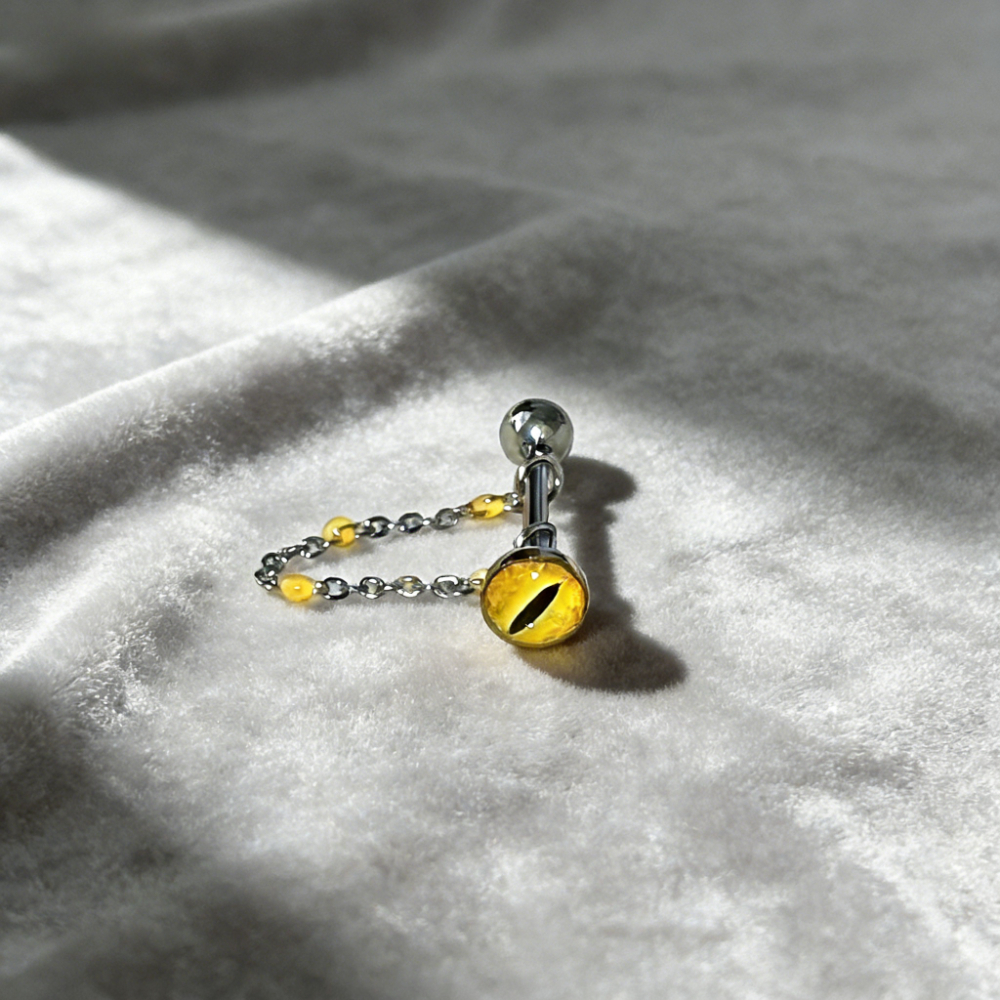 1Pc High Quality Trendy Unique - مراجعة Yellow Body Jewelry وسعره