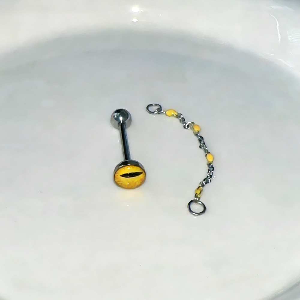 1Pc High Quality Trendy Unique - مراجعة Yellow Body Jewelry وسعره