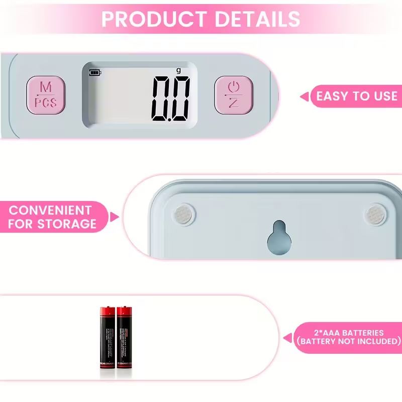 Kitchen Scale with Lcd Display - مراجعة Body Jewelry Display وسعره