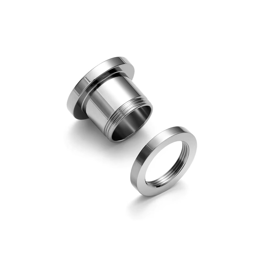 1PC Ear Tunnels Plugs Titanium - مراجعة Body Jewelry Ear Plugs وسعره