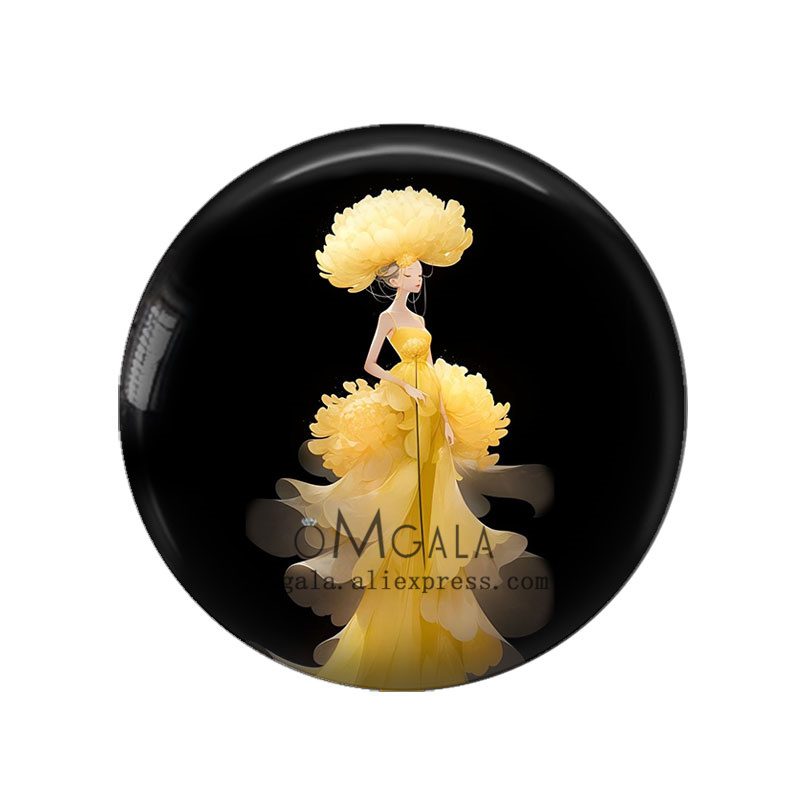 Abstract Women With Flowers Ar - مراجعة Body Jewelry Flat Back وسعره