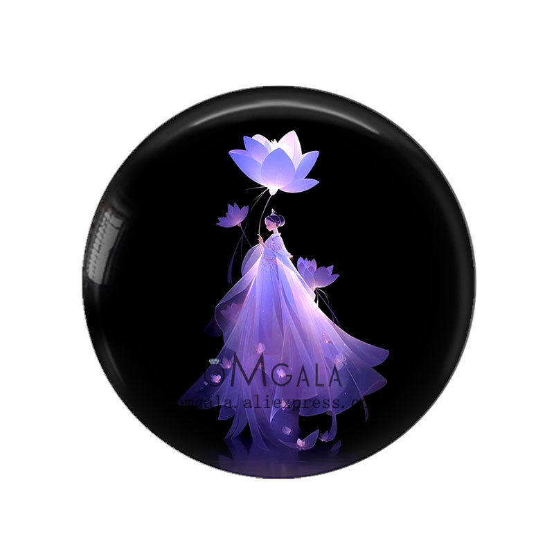 Abstract Women With Flowers Ar - مراجعة Body Jewelry Flat Back وسعره