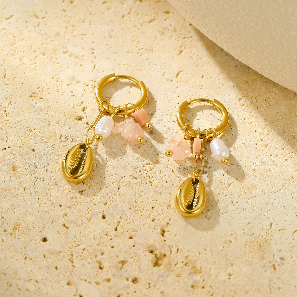 NIMAI Women Stainless Steel Ho - مراجعة Conch Earring Hoop وسعره
